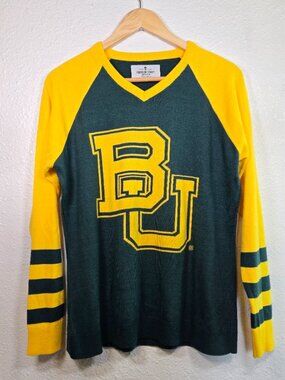 Emerson Street Clothing Co. Baylor University V-neck Knit Sweater